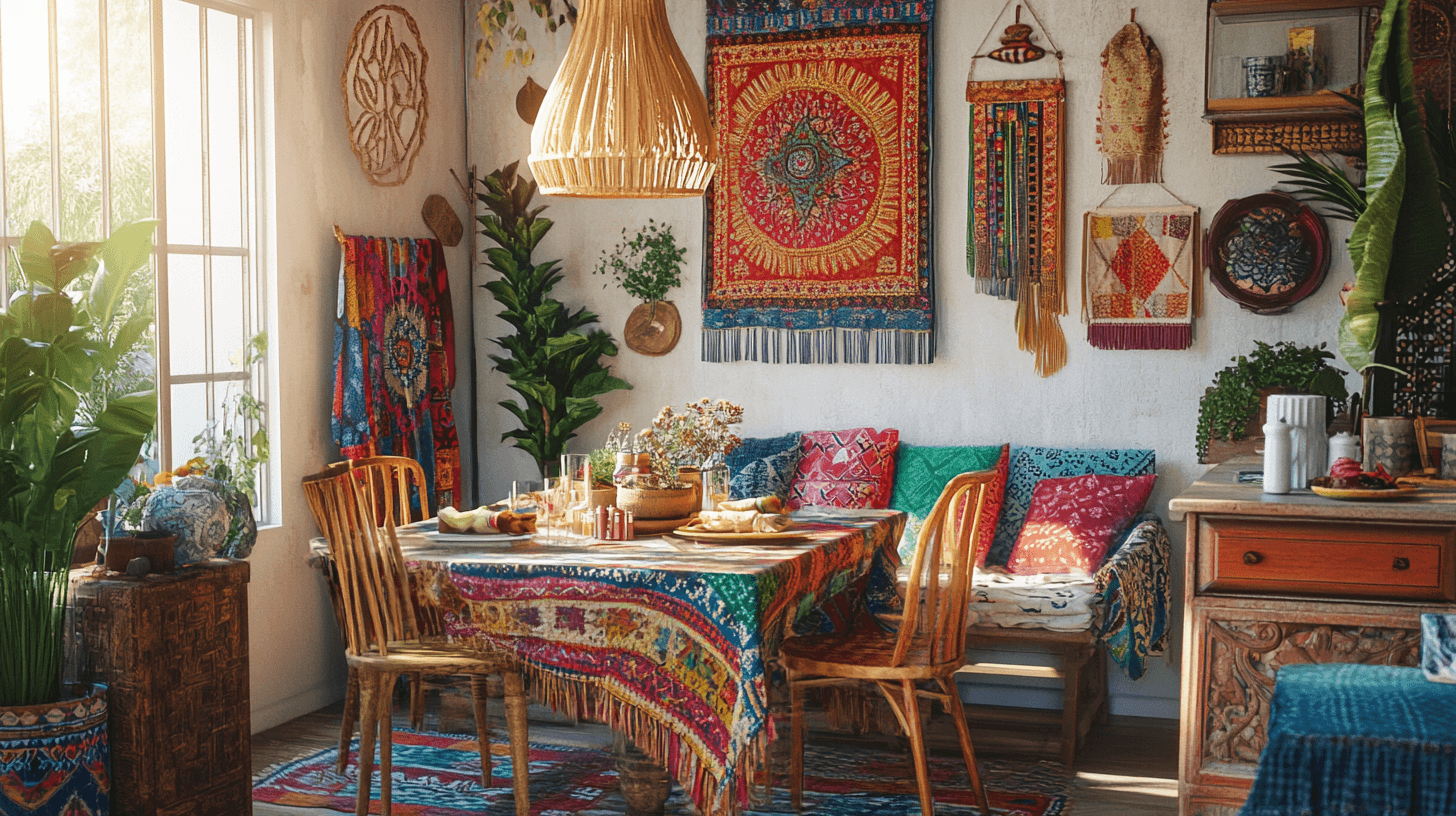 Eetkamer in Boho-stijl: Creatieve ontwerptips