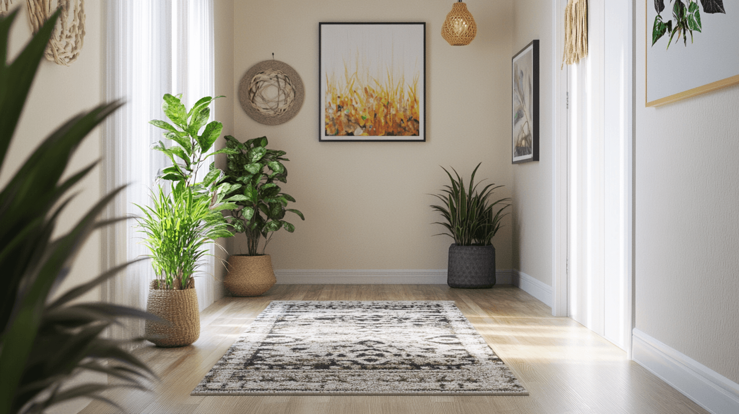 Decoratieve elementen voor een uitnodigende hal