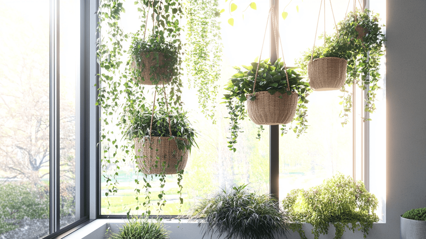 Decoreren met bloempotten: Hangende tuinen voor je huis