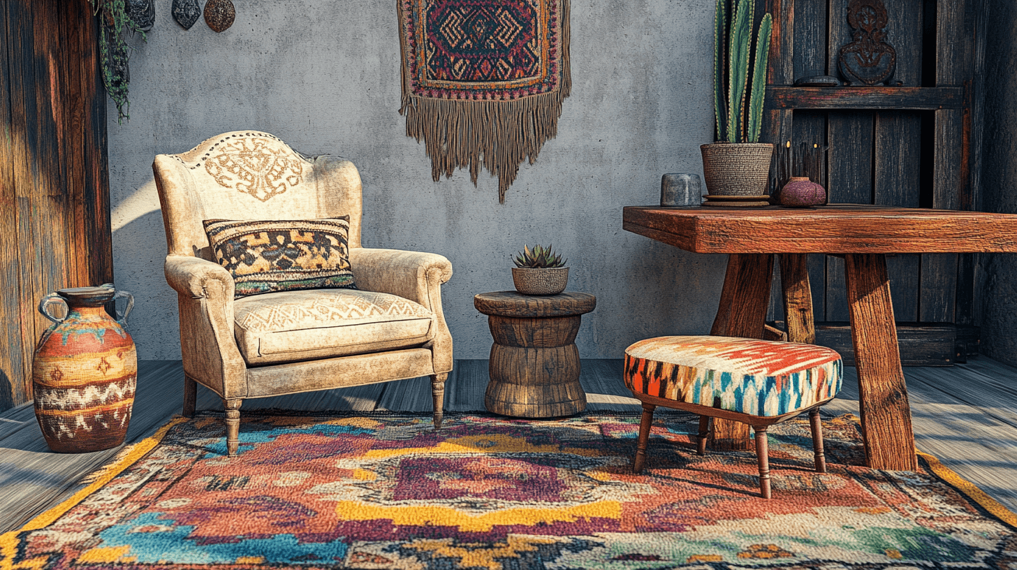 Meubels in Nomadic Boho-stijl