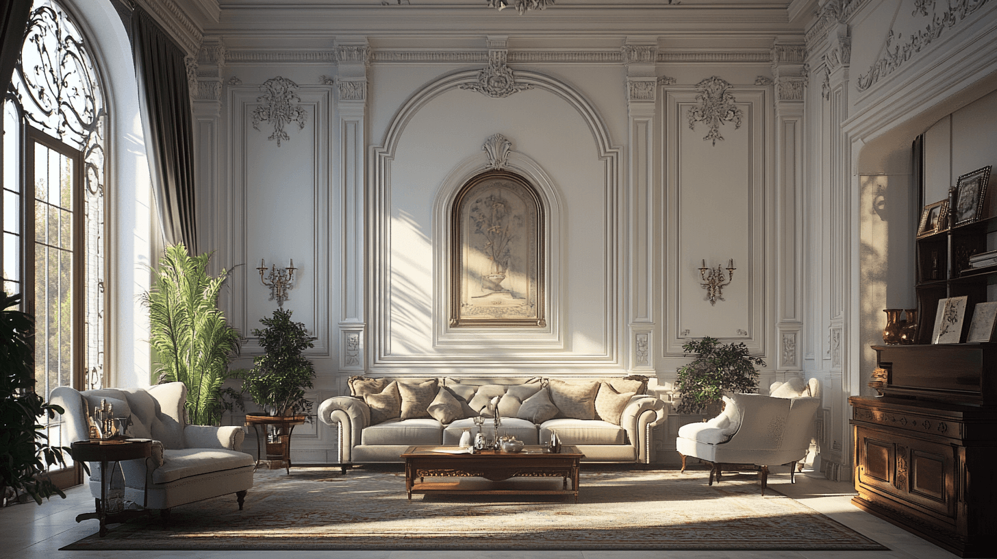 Decoratie in Classic Revival-stijl