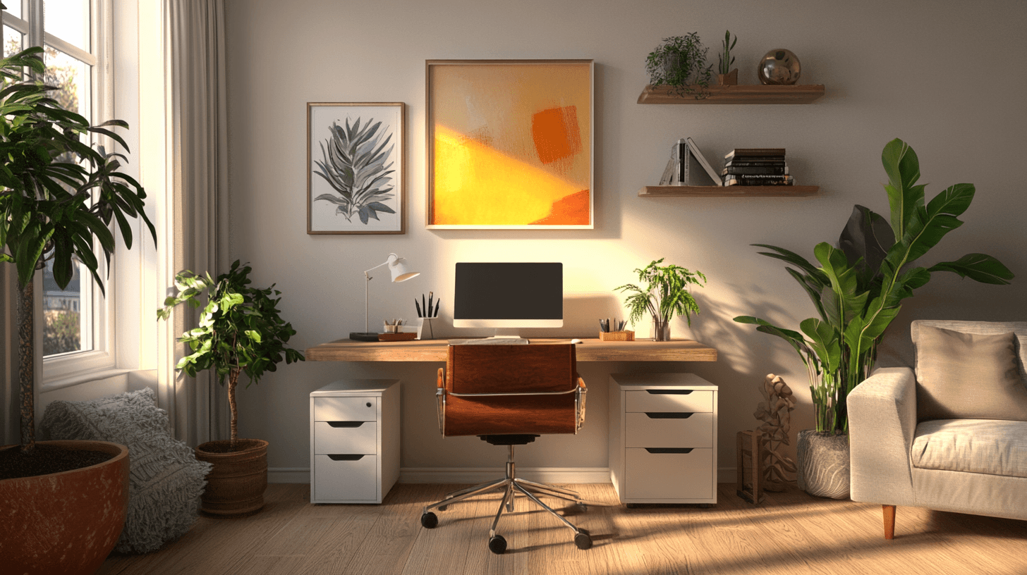 Decoratie en accessoires voor het thuiskantoor