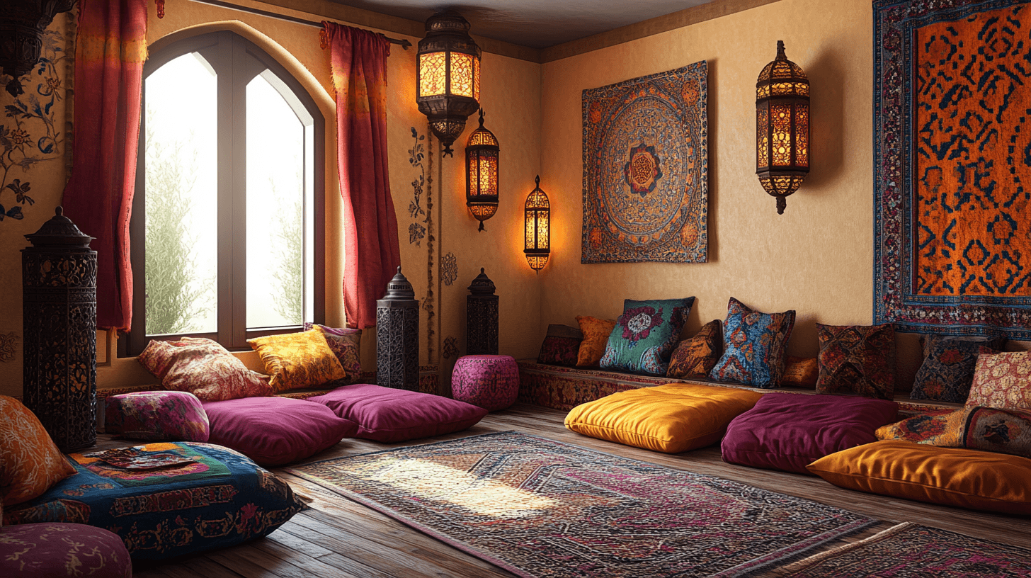 Decoratie in oosterse stijl: Kleuren en patronen