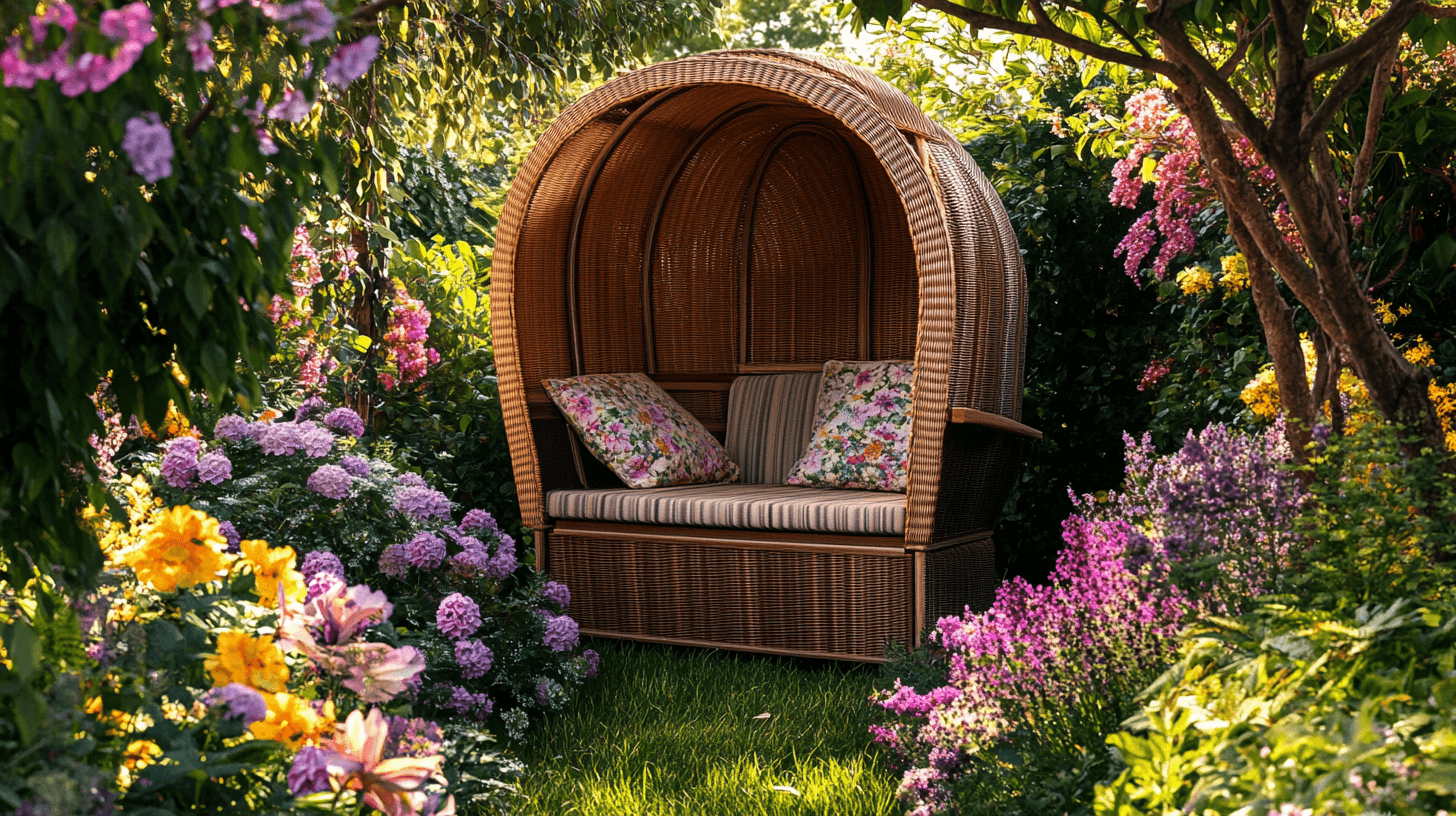 Strandstoelen in de tuininrichting integreren