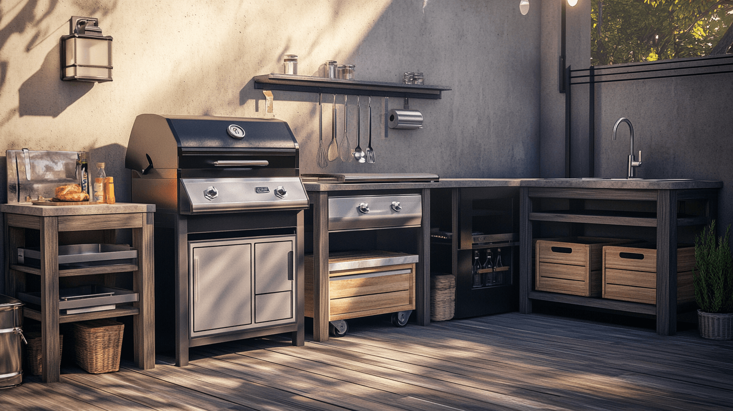 De juiste uitrusting voor jouw buitenkeuken