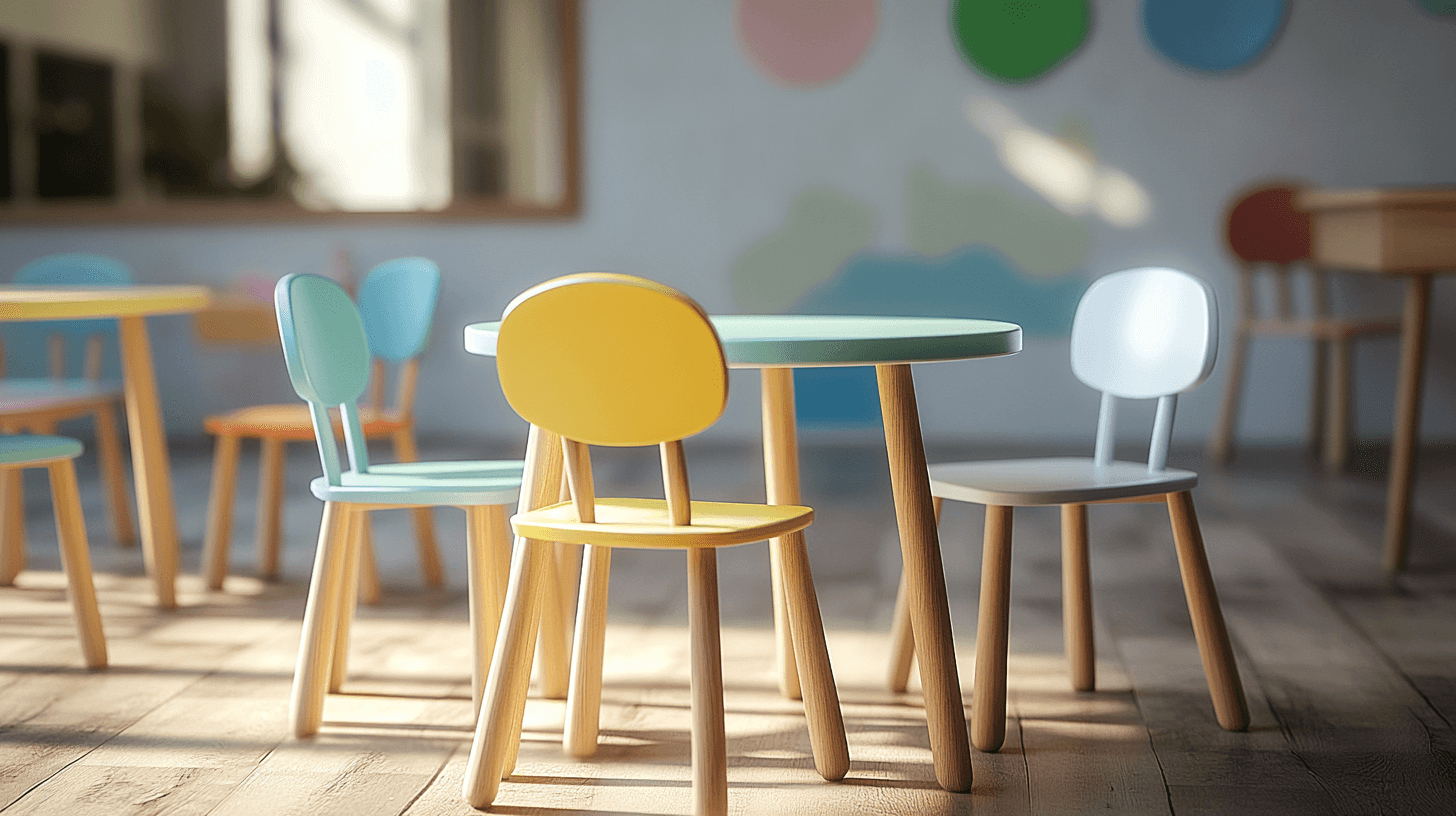 Ergonomische stoelen voor kleine kunstenaars