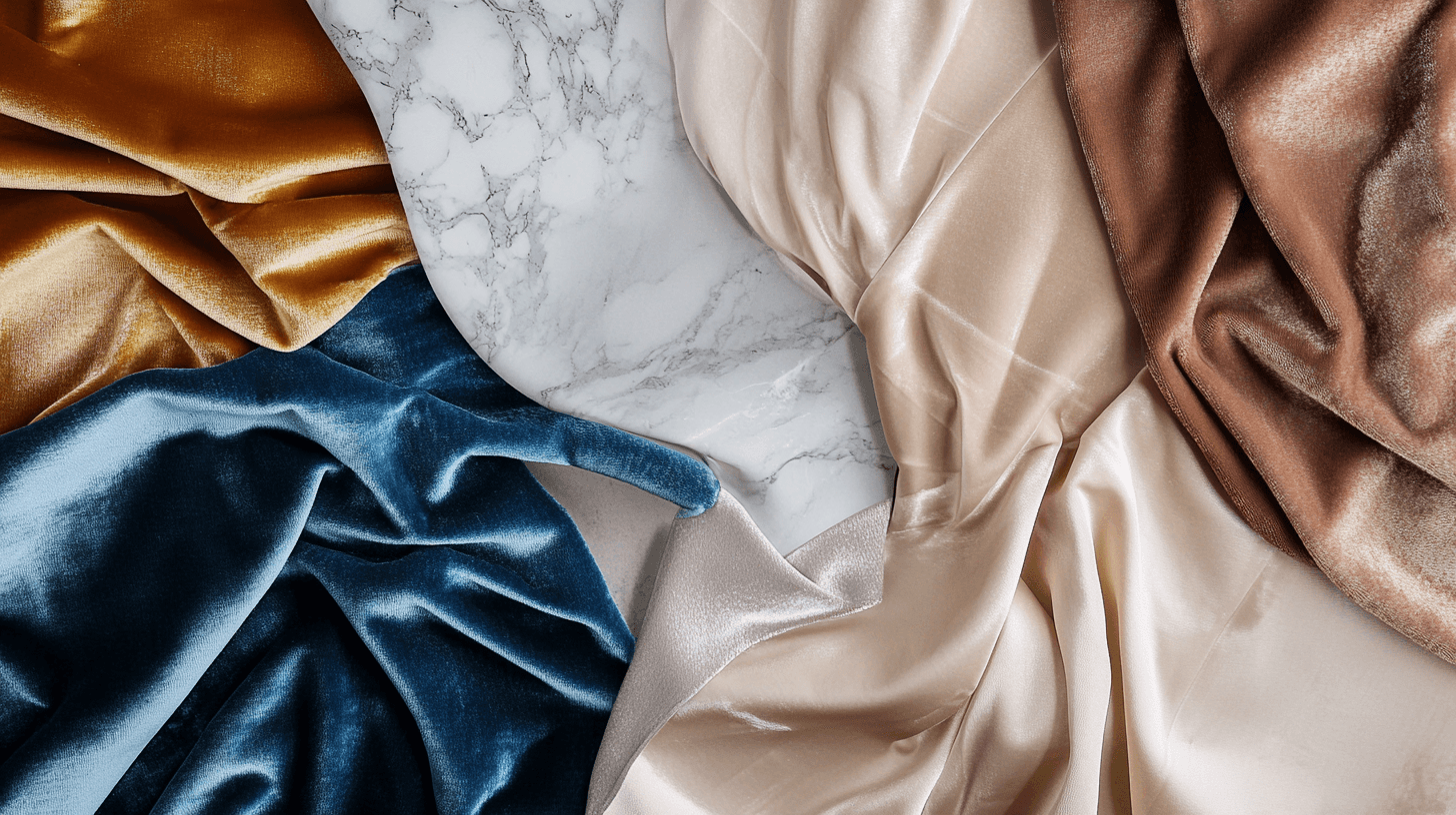 Luxueuze materialen voor de glamourstijl