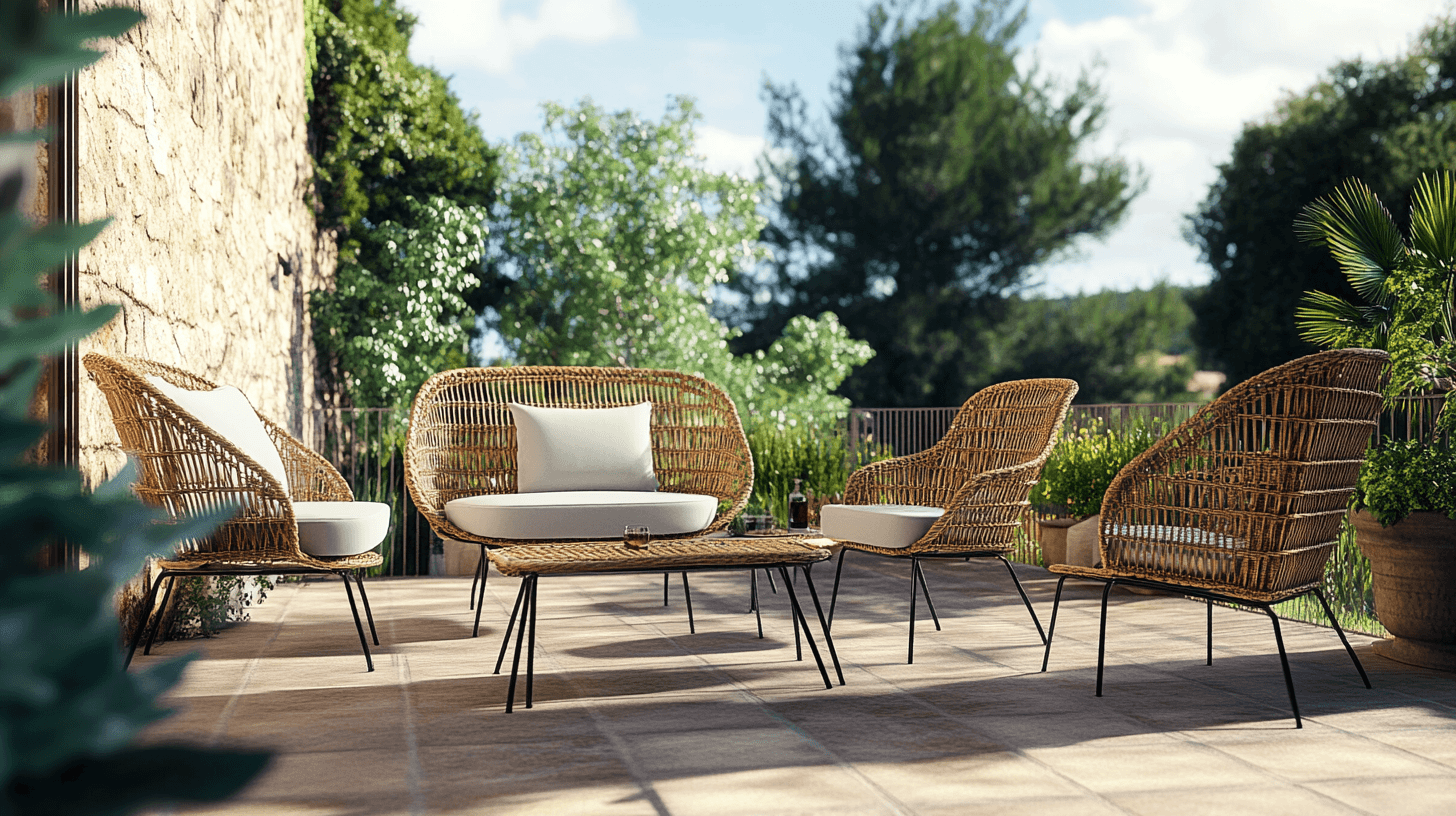 De voordelen van Rattan-tuinmeubelen