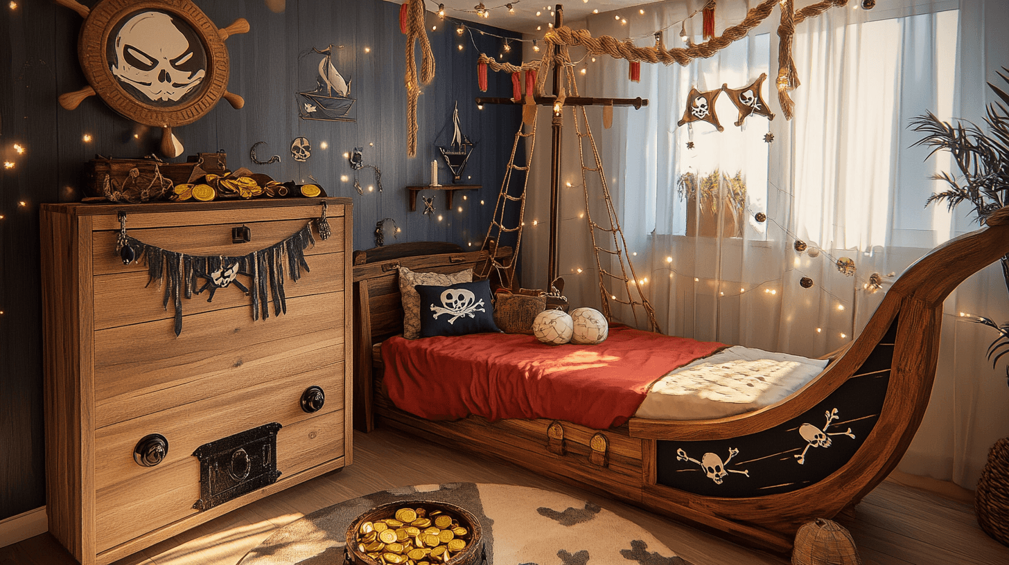Kinderkamer in piratenstijl: Avontuurlijke ontwerptips