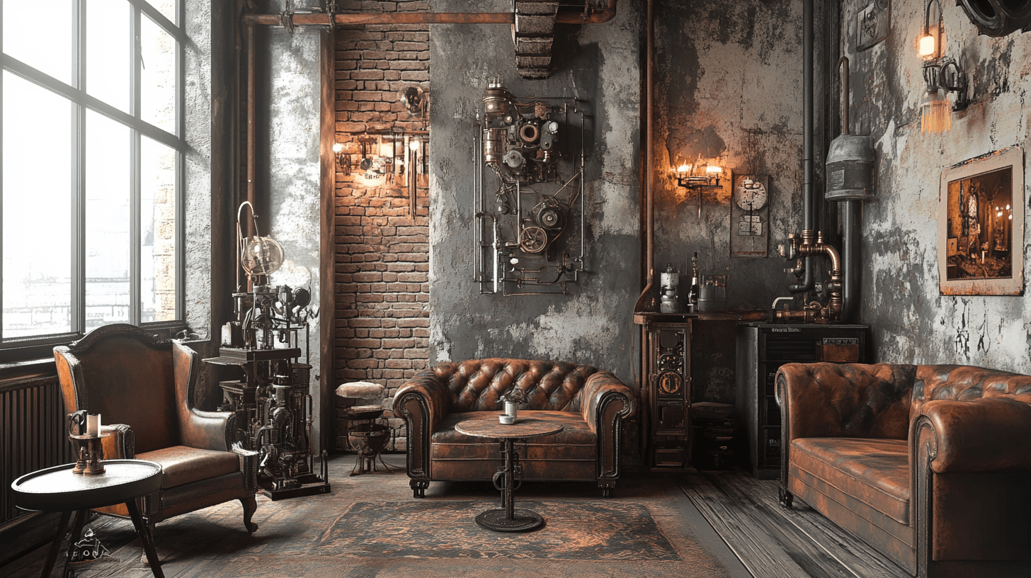 Woonstijlen in Steampunk-Design: Kamers vol geschiedenis en fantasie