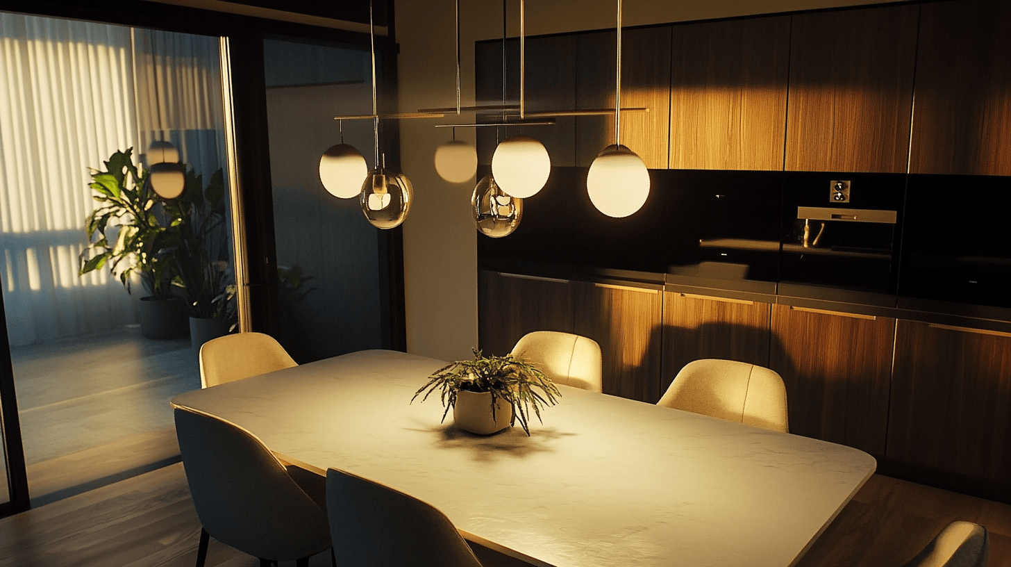Verlichting in de eetkamer: functionaliteit ontmoet sfeer