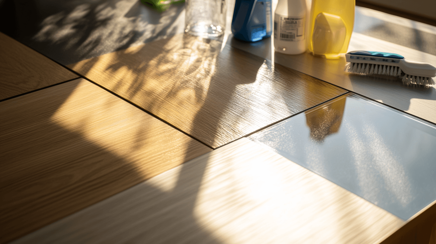 Materialen en onderhoud van eettafels