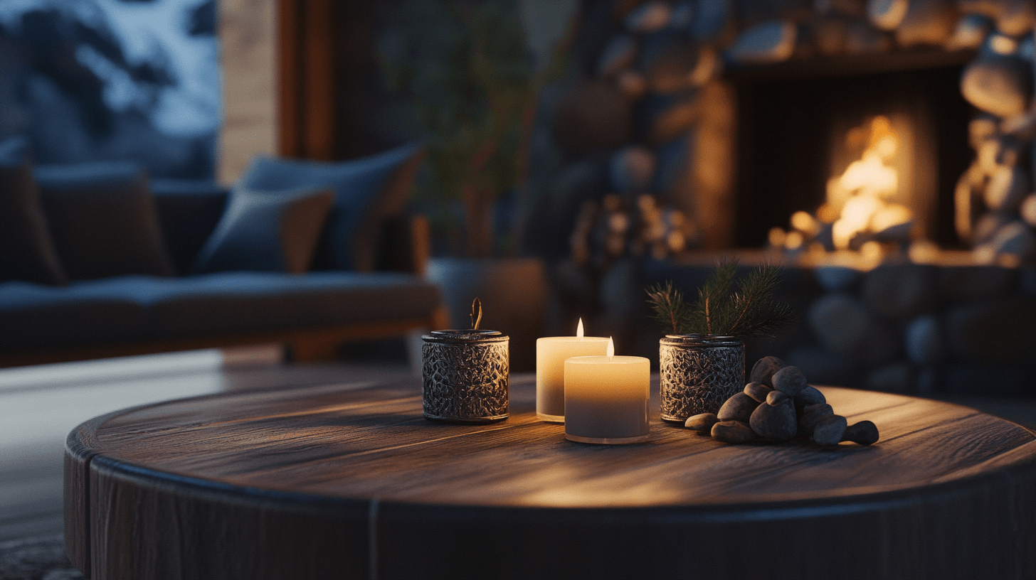 Decoratieve elementen voor een alpine sfeer