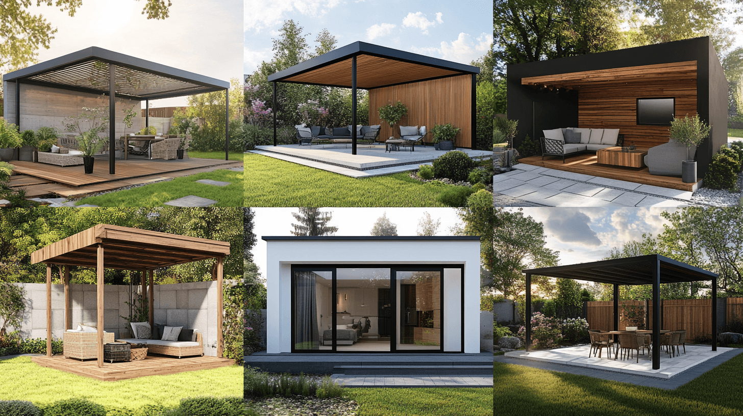 Ontwerpen en stijlen van terrasoverkappingen
