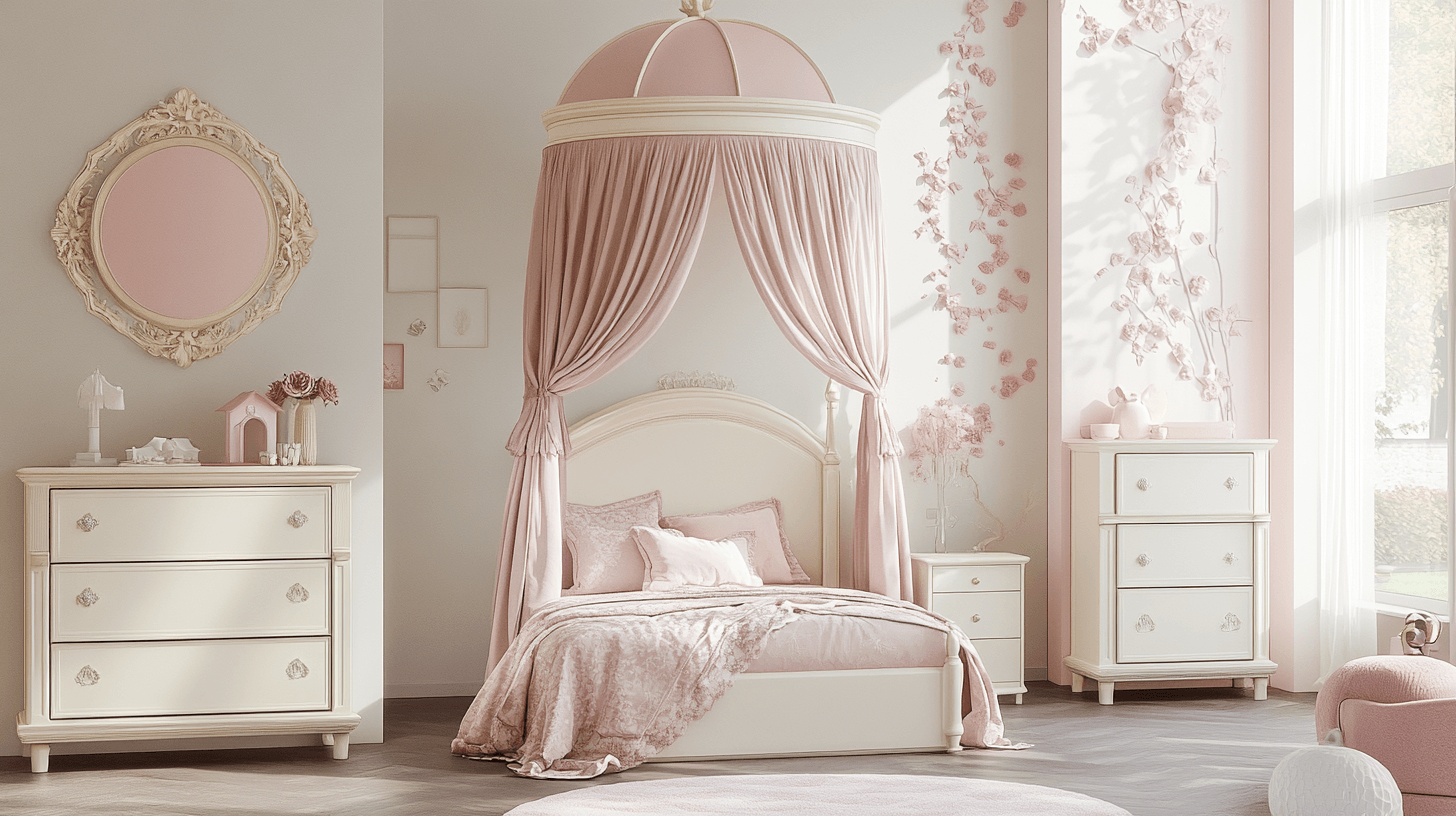 Kinderkamer in prinsessenstijl: Een droom in roze