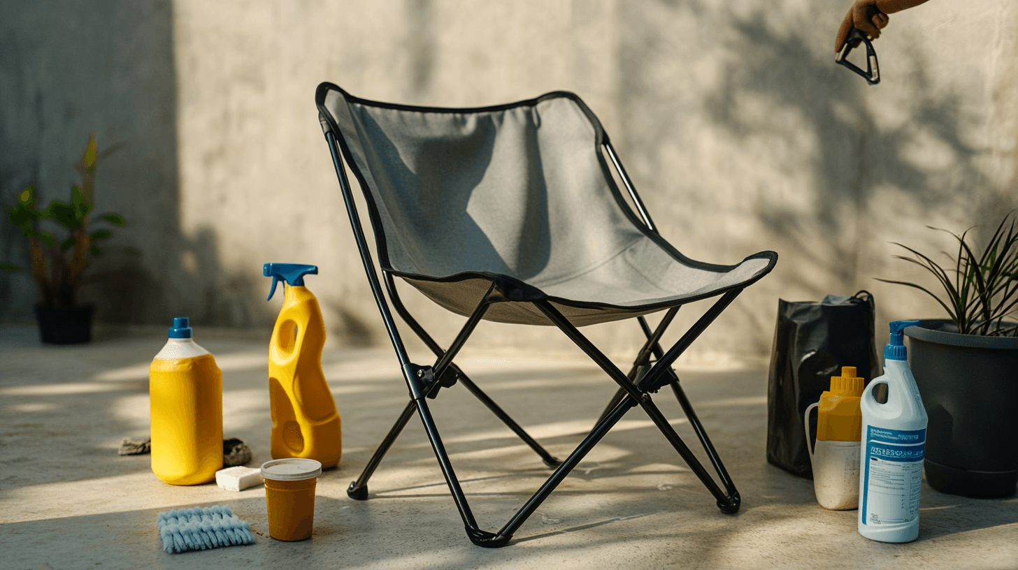Onderhoud en verzorging van klapstoelen