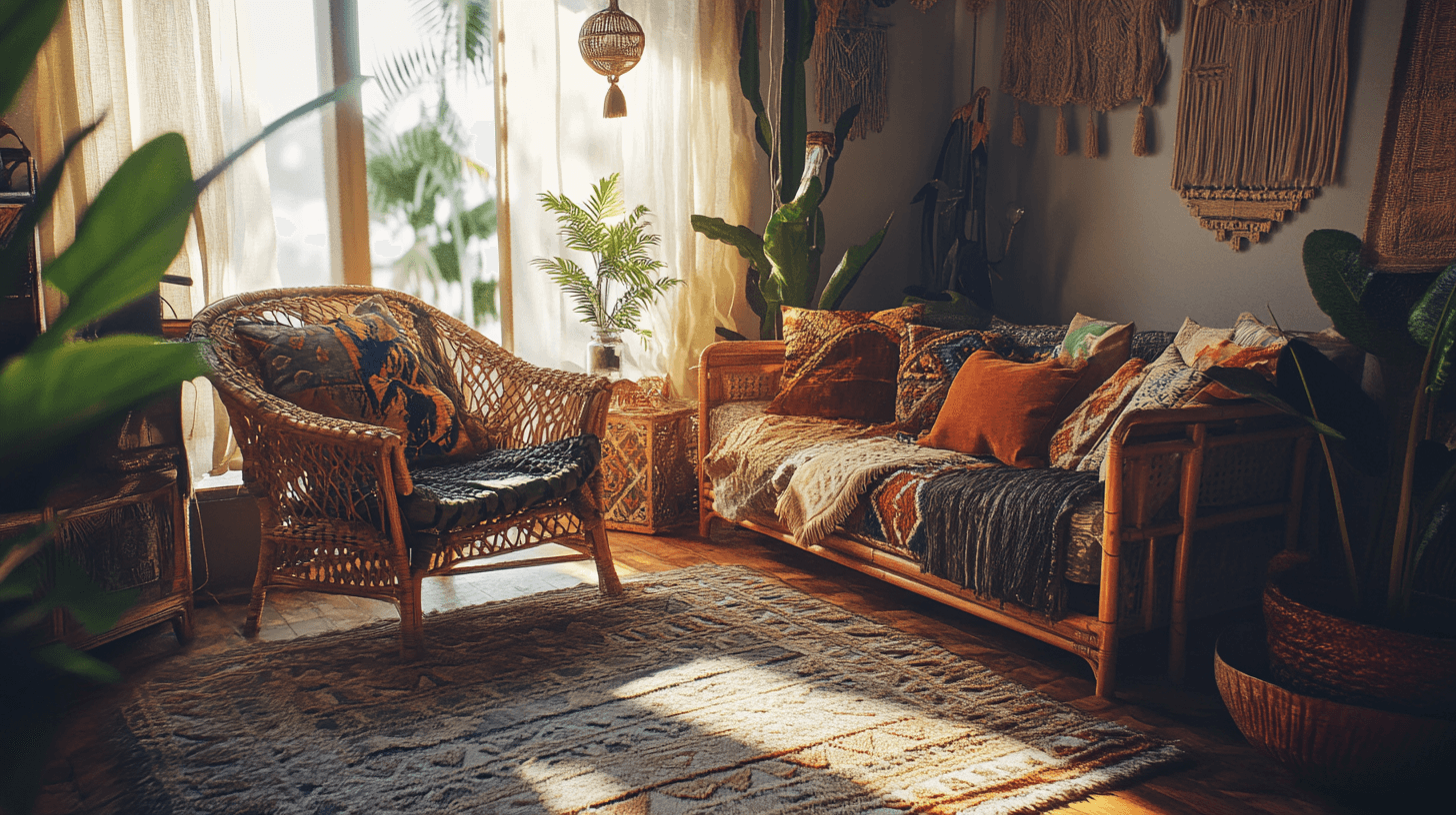 Tropische Boho: Tropische patronen en natuurlijke materialen in harmonie