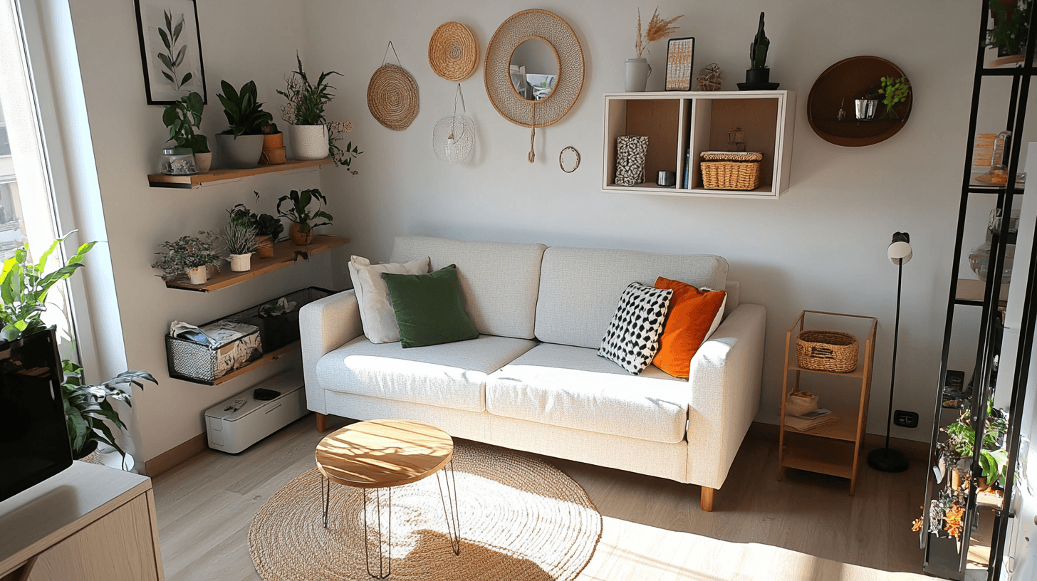 Creatieve ideeën voor kleine woonkamers: Opbergruimte en design