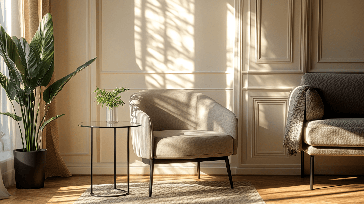 Elegante accenten: bijzettafels van glas