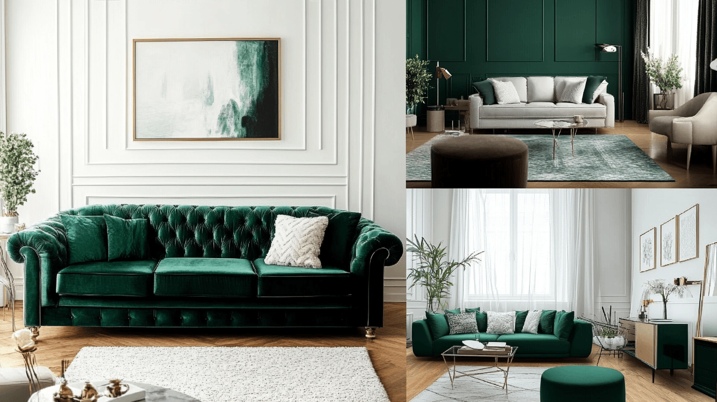 Woonstijlen met smaragdgroen: Van modern tot klassiek