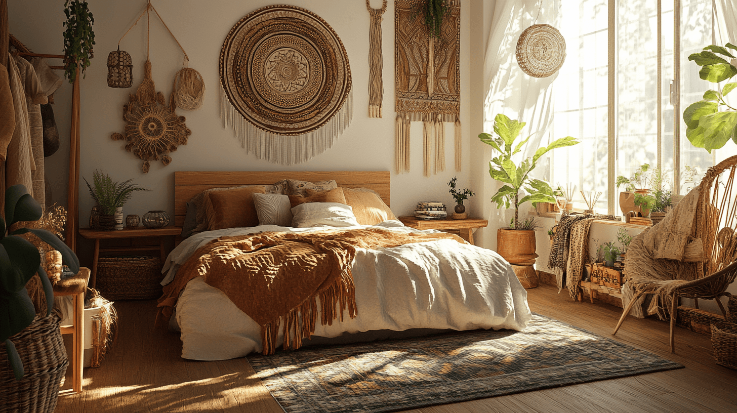 Slaapkamer in Boho-stijl: Ontspannen en individueel