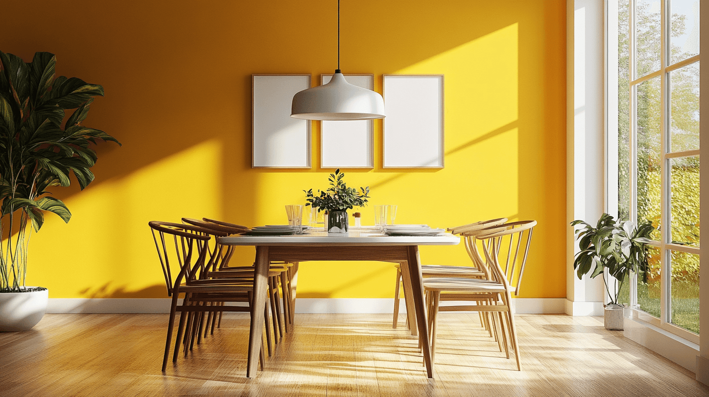 Muurdecoratie met zongeel