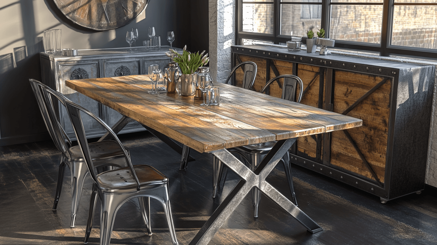 Meubels in industriële stijl: De perfecte combinatie van metaal en hout