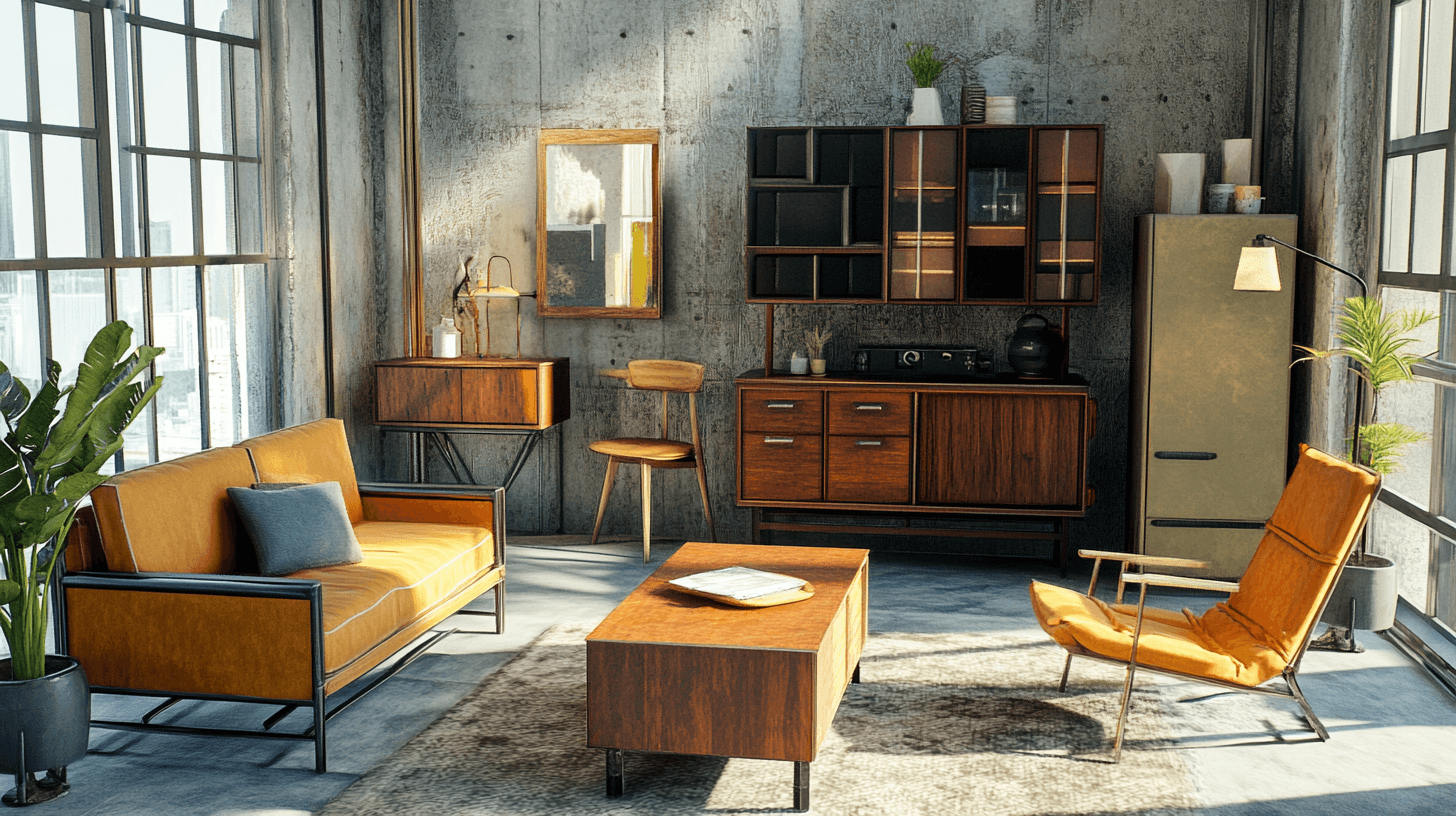 Meubels in Scandi Industrial stijl