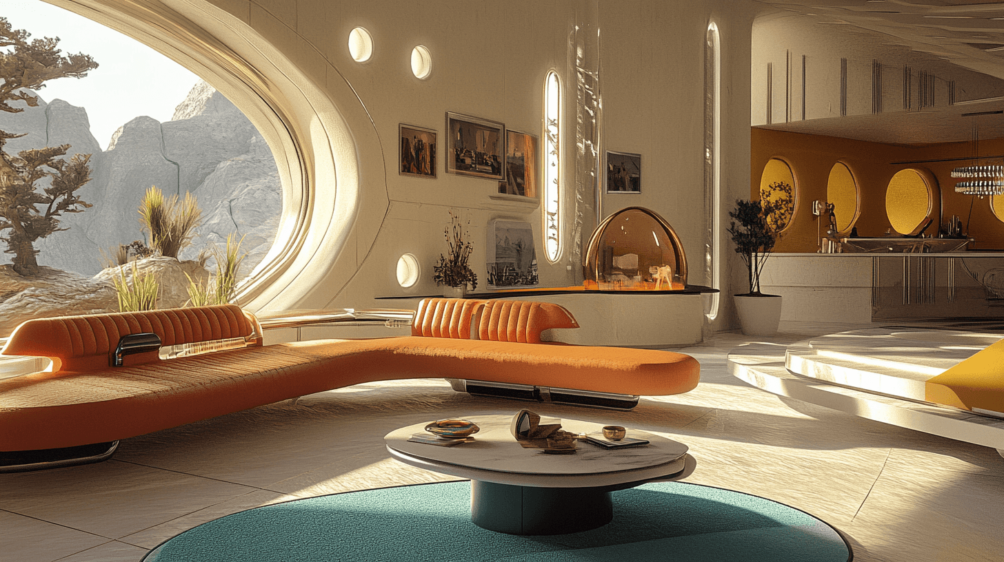 Woonstijlen in Retro Futurism