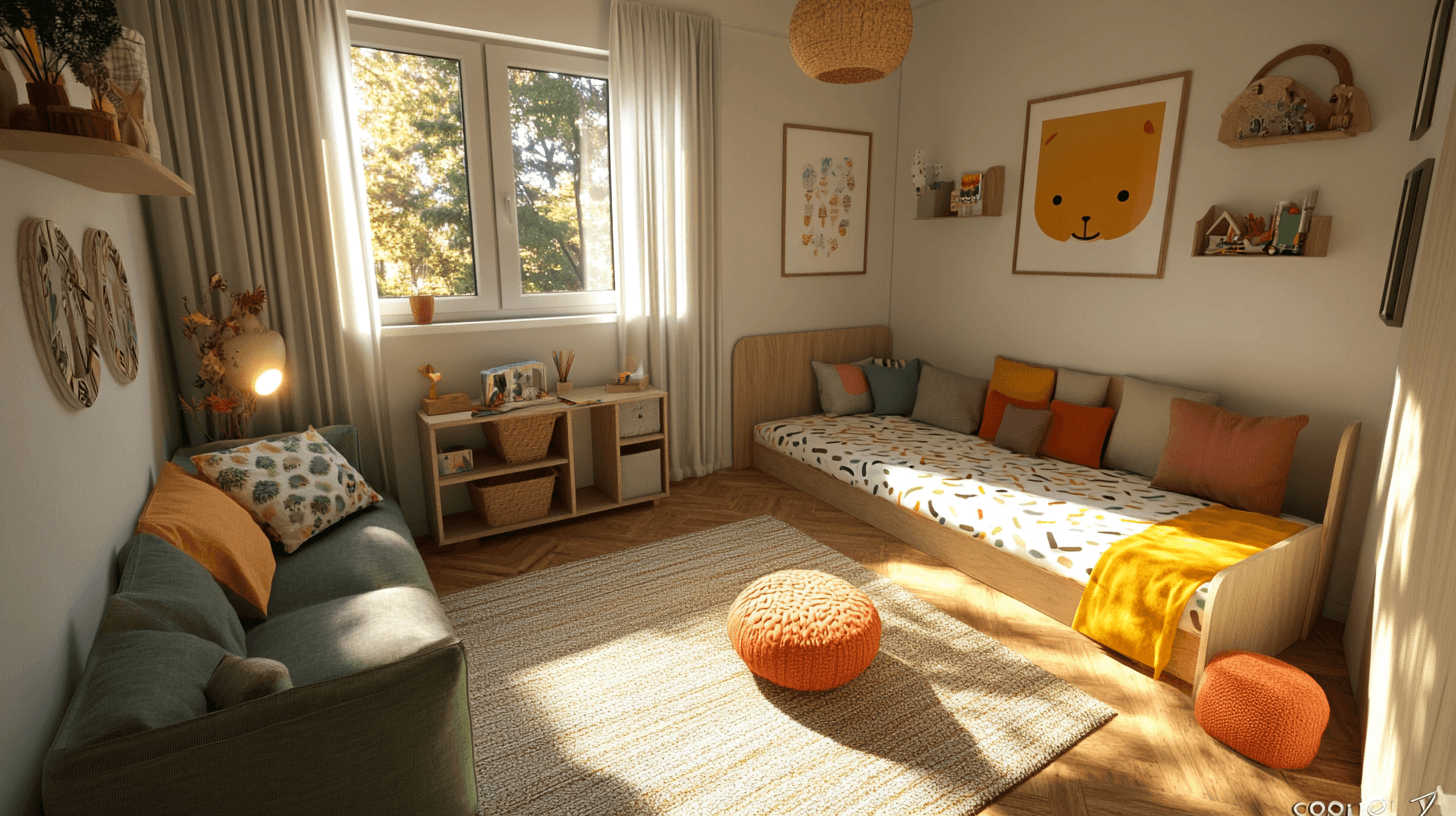 Kinderkamer met afgescheiden slaapgedeelte: Functionaliteit en Spel