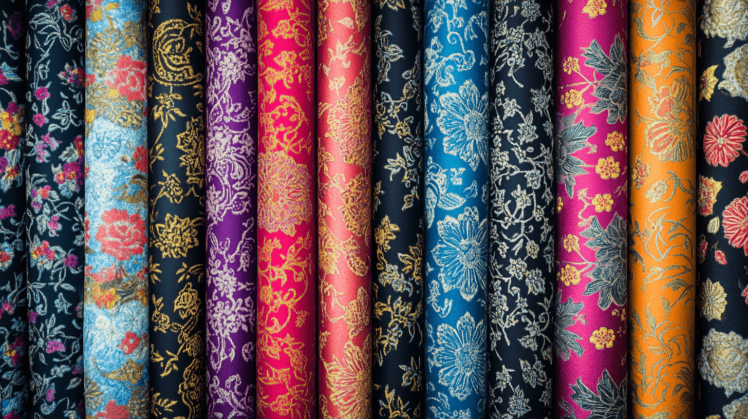 Kleuren en patronen in oosterse stijl