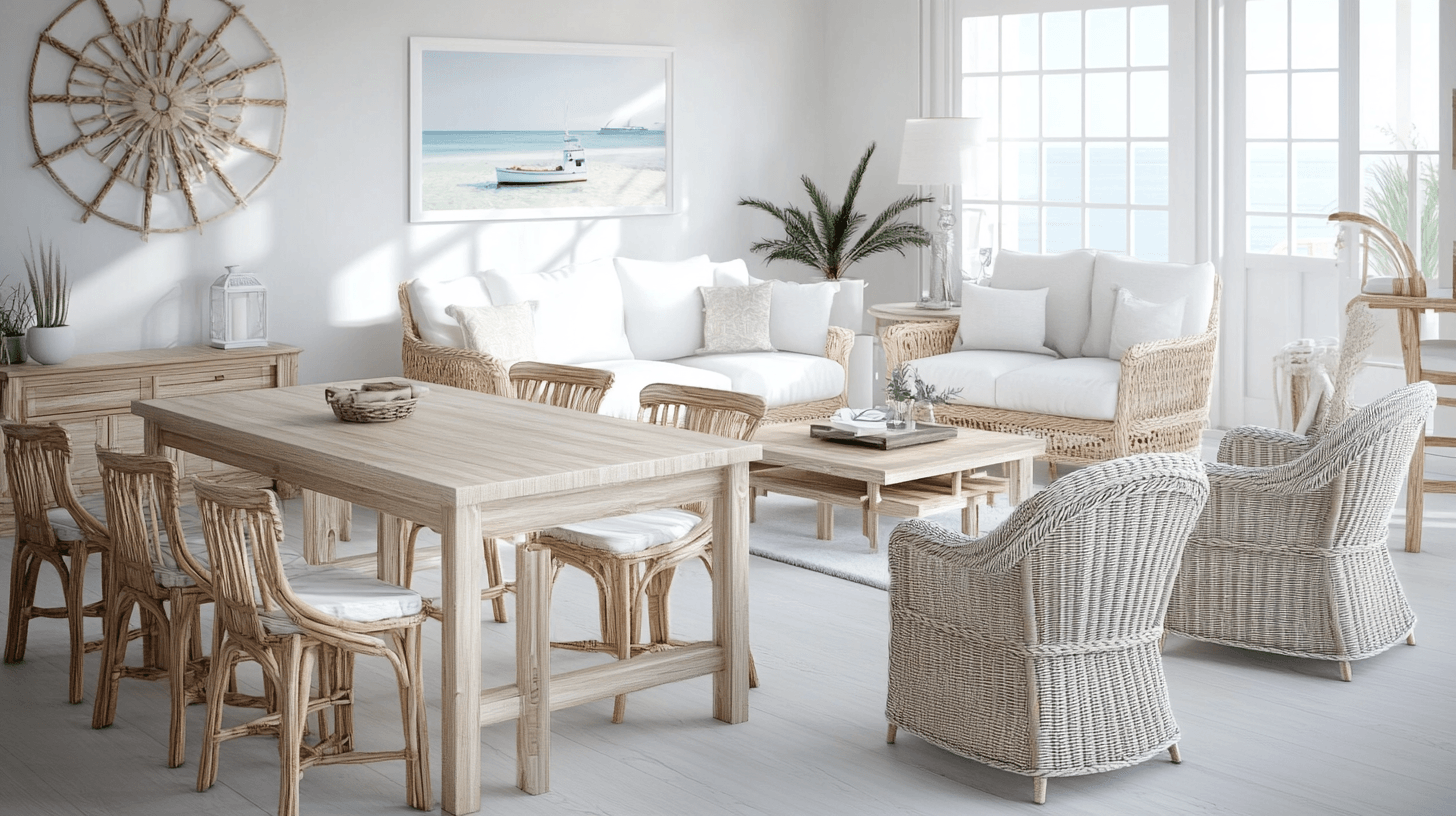 Meubels in Coastal Chic stijl
