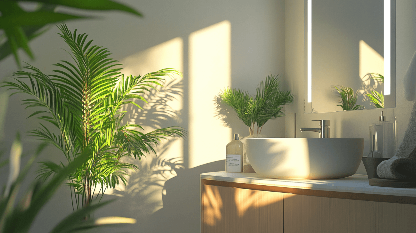 Planten in de badkamer: Frisheid en natuurlijkheid