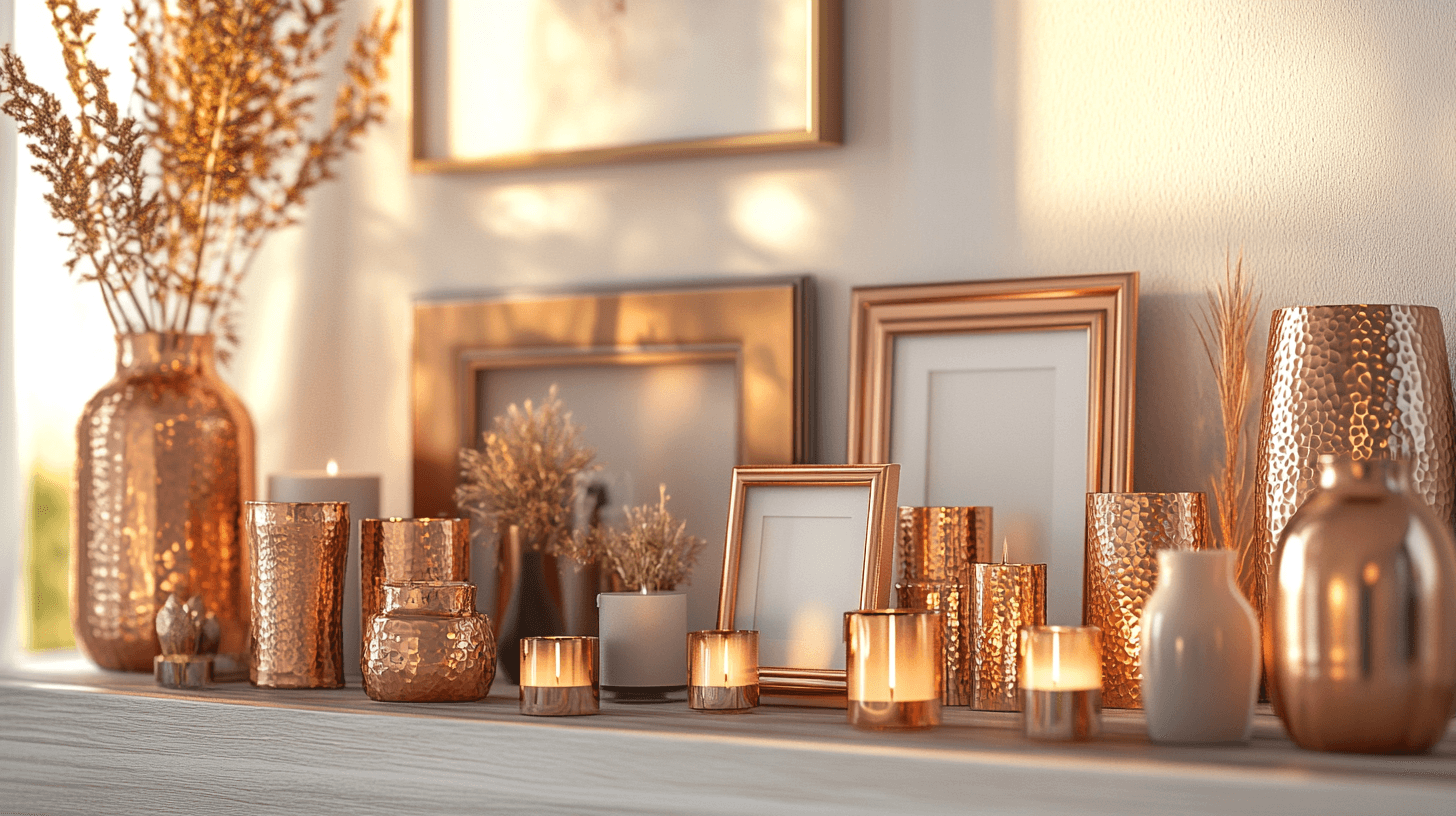 Decoratie met koper: Metalen accenten voor de woonkamer