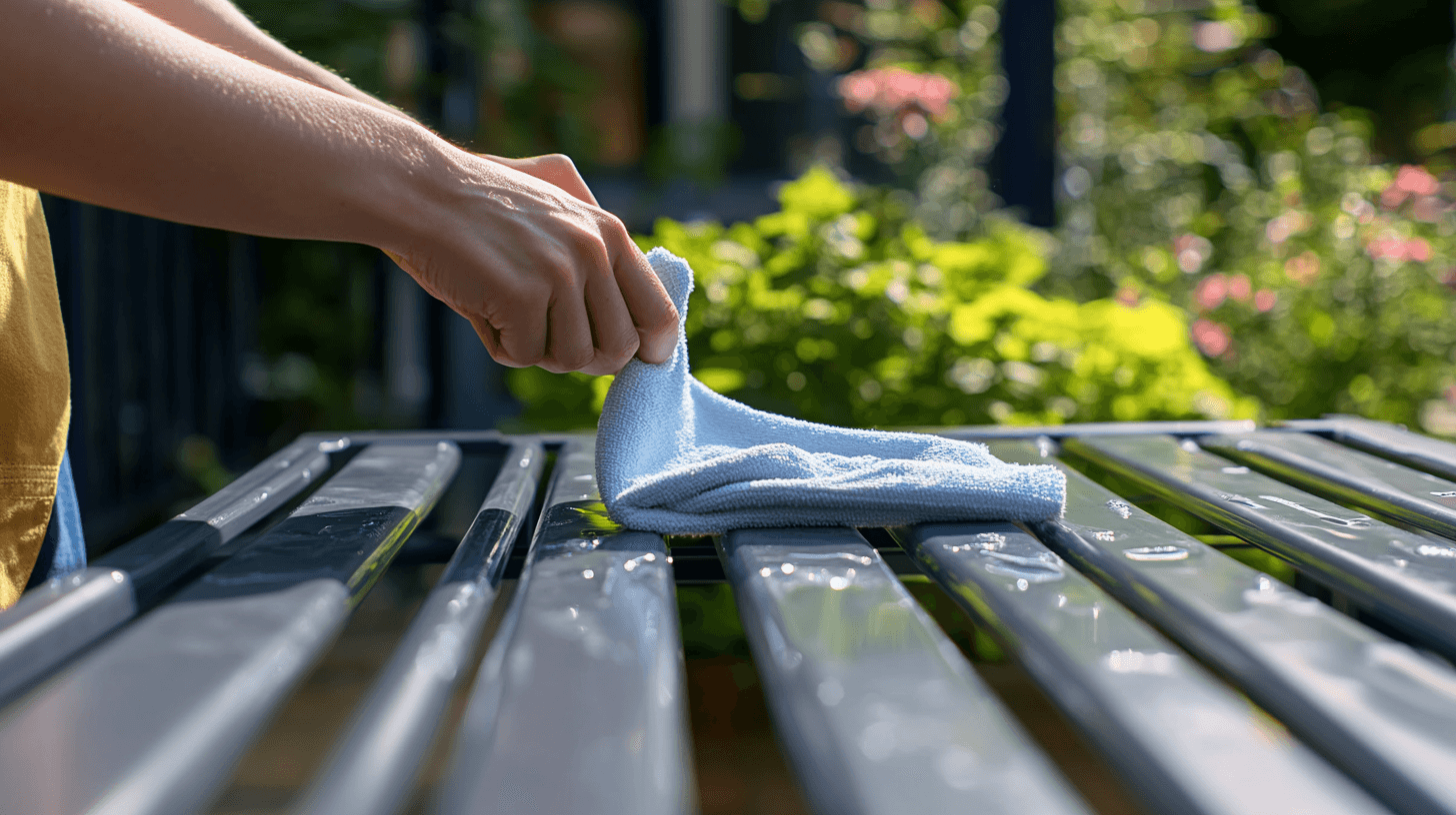 Onderhoud en reiniging van kunststof tuinmeubelen