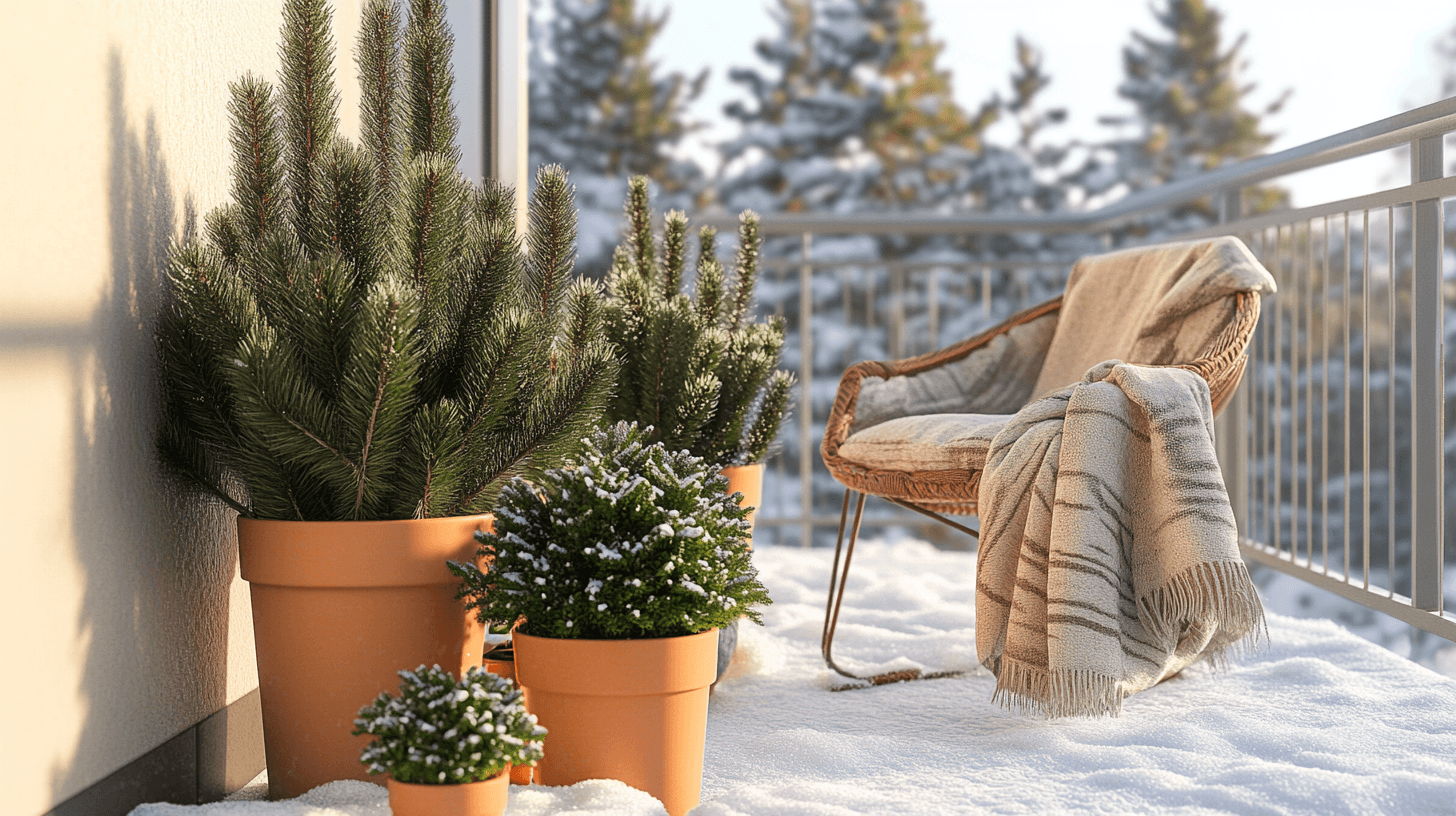 Altijd groene planten voor het balkon