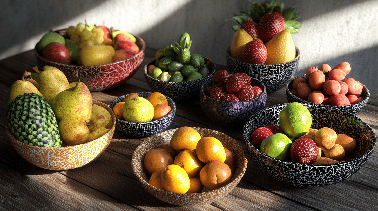 Decoratieve fruitschalen: functionaliteit ontmoet design