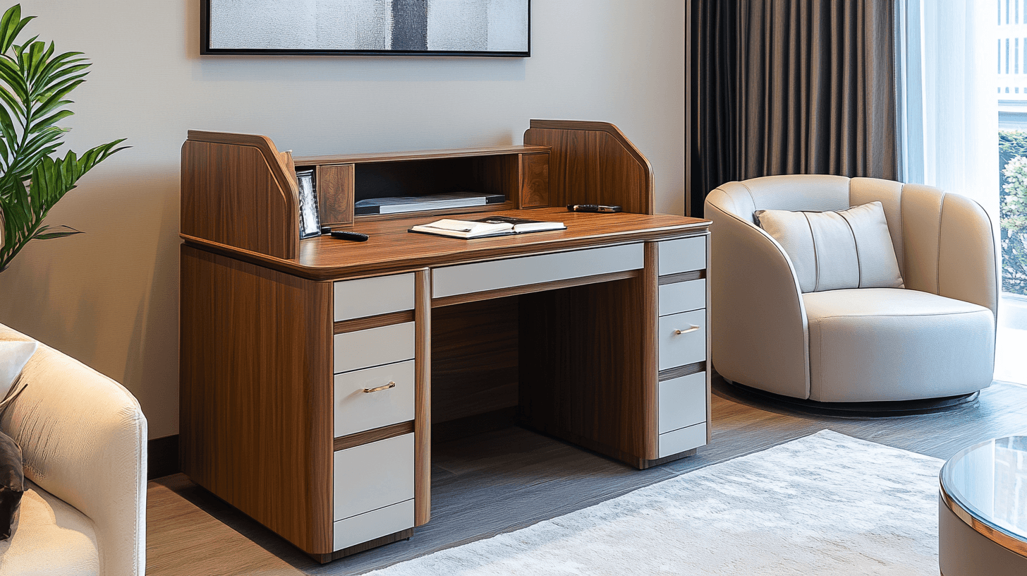 Klassieke en moderne ontwerpen van secretaresses