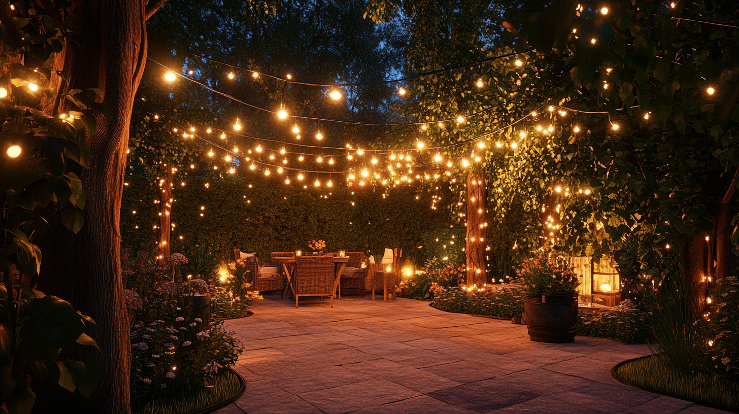 Lichtslingers voor de tuin: Sfeervolle verlichting in de buitenruimte