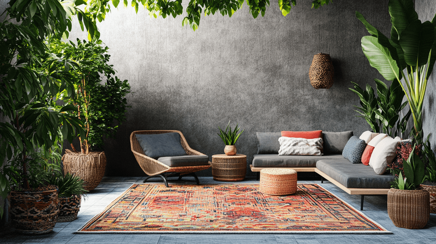 Buiten-tapijten voor terras en balkon: Comfort en stijl