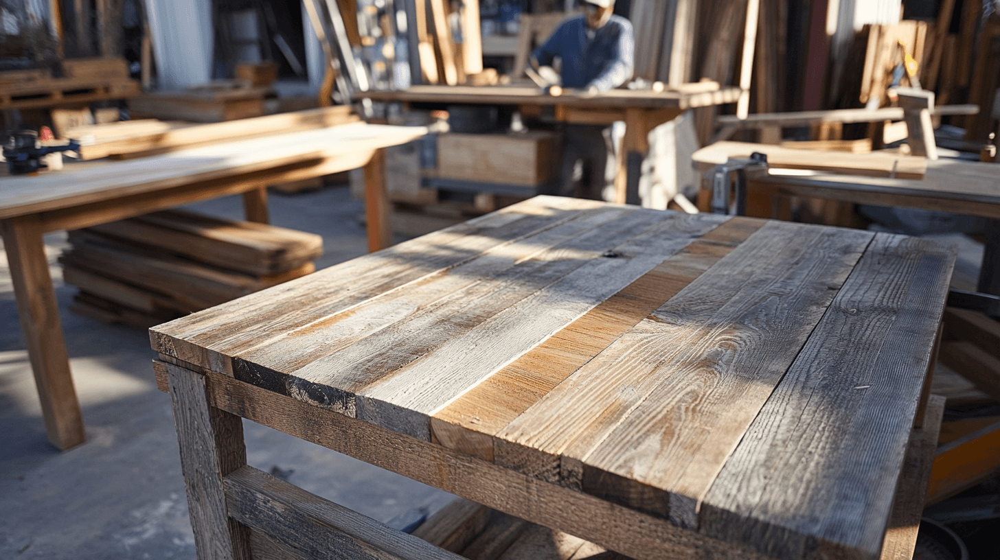 Hoe meubels van gerecycled hout worden gemaakt