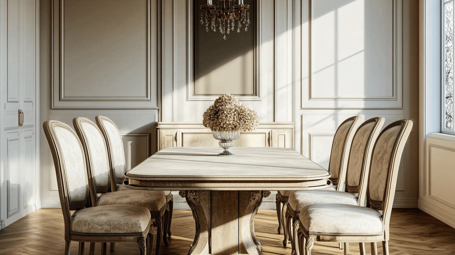 Meubelkeuze voor een klassieke eetkamer