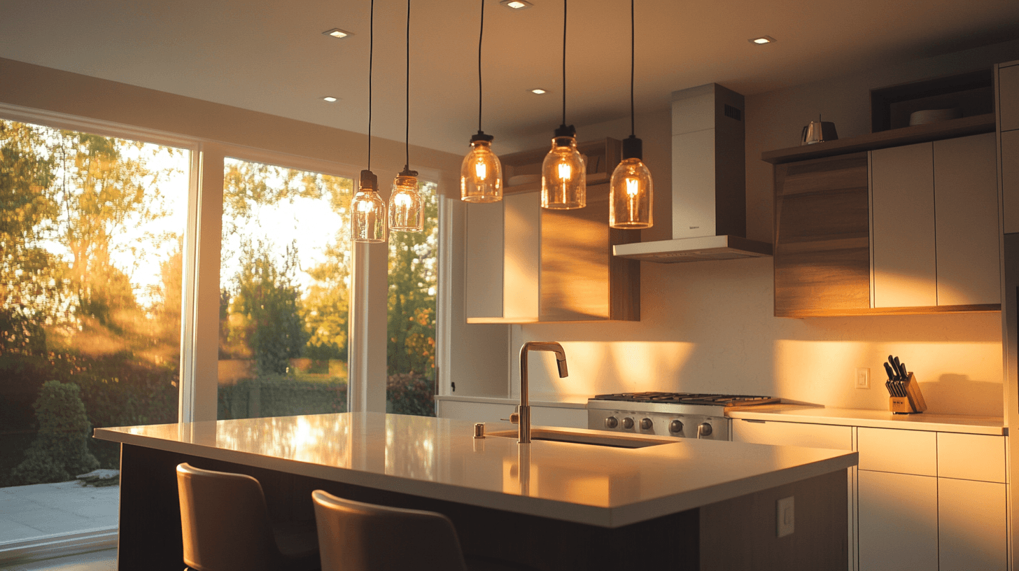 Hanglampen in de keuken: functionaliteit ontmoet design