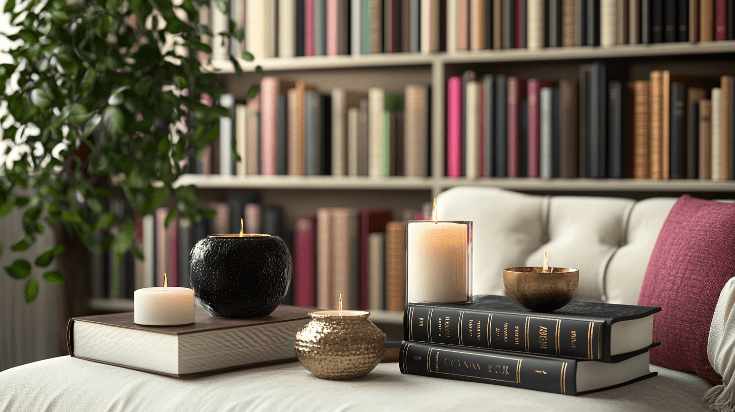 Decoratie en accessoires voor de bibliotheek