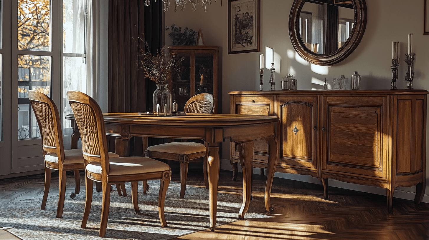 Meubelklassiekers voor de eetkamer in vintage stijl