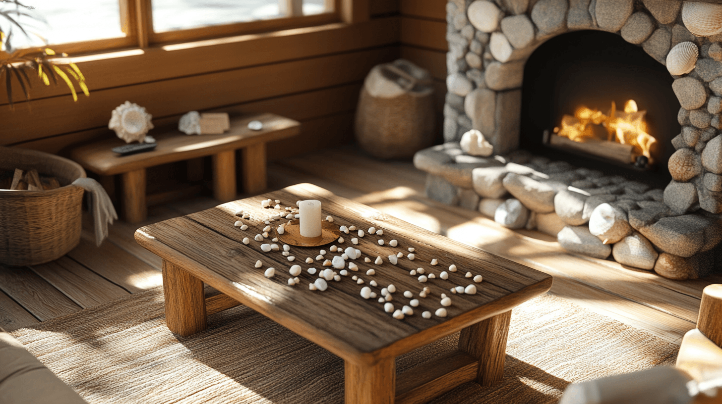 Decoreren met natuurlijke materialen: hout, steen en schelpen