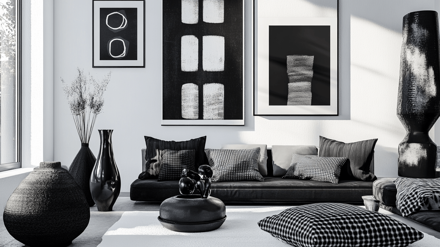 Decoratie in zwart-wit: Stijlvolle accenten zetten