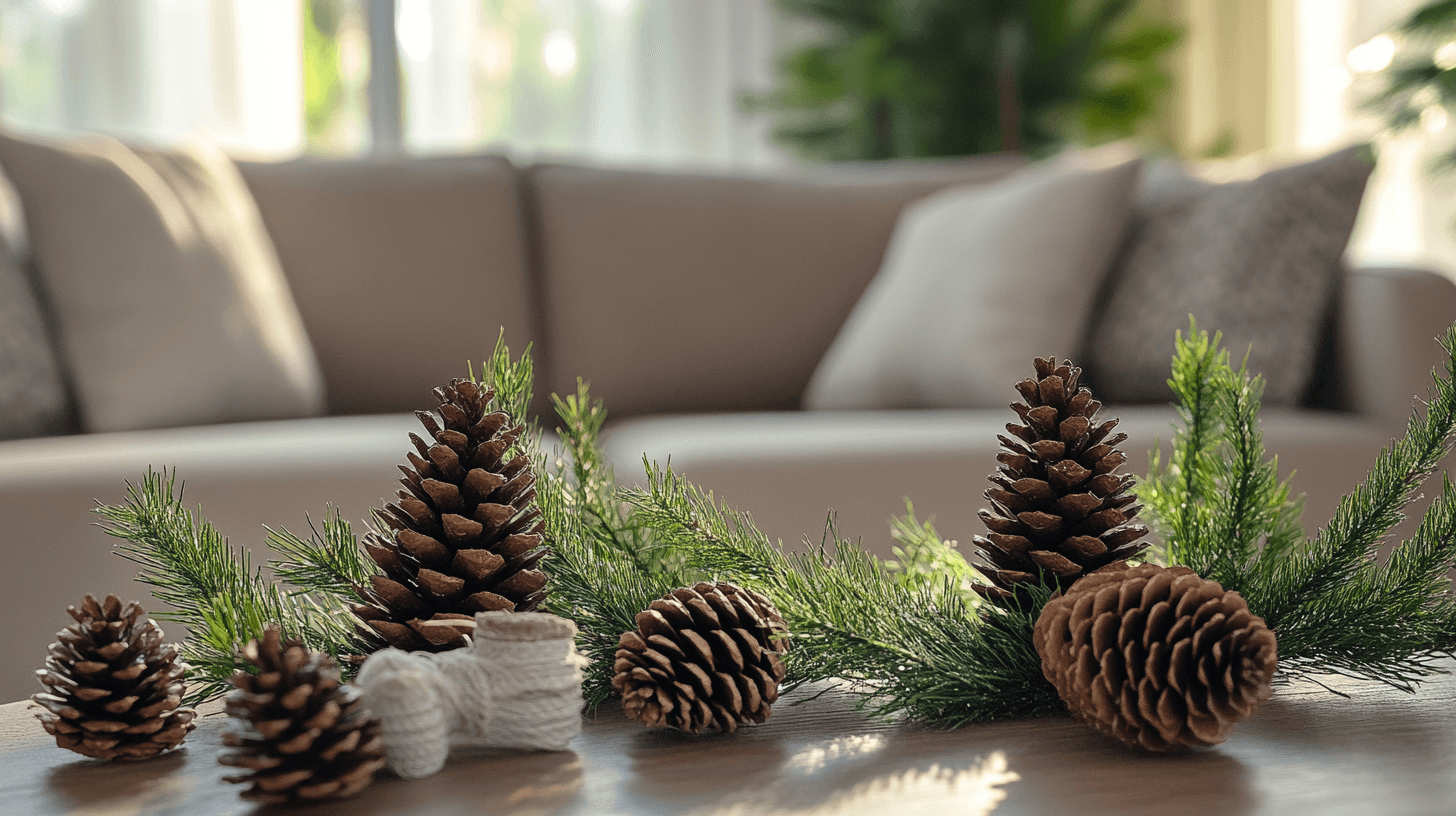 Natuurlijke elementen voor een winterse sfeer