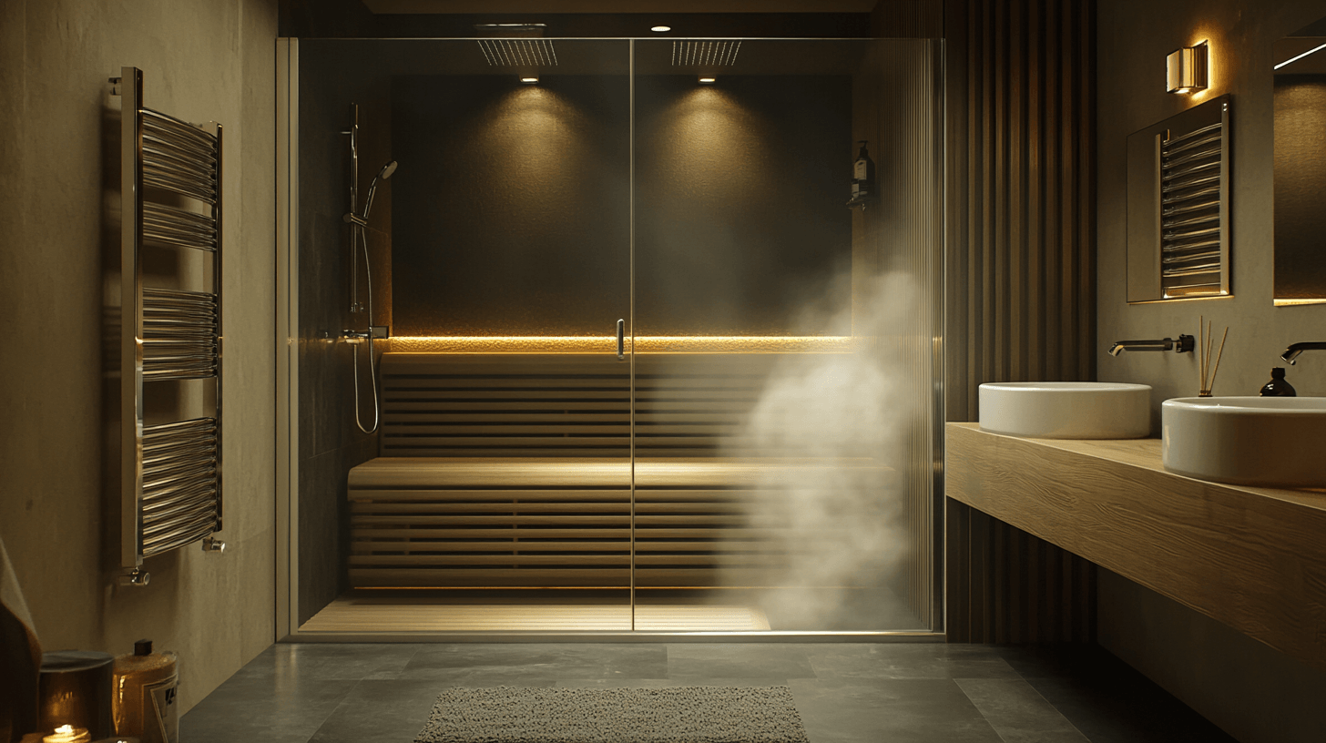 Bad met geïntegreerde sauna: Wellness thuis beleven