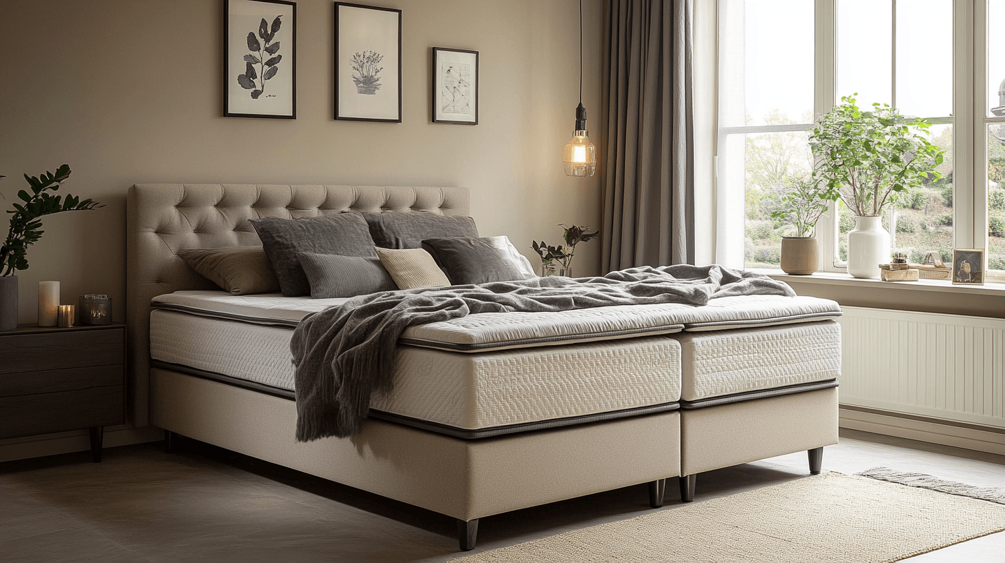 Integratie van boxspringbedden in de slaapkamerinrichting
